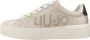 Liu Jo Sportieve Leren Sneakers met Metalen Details Beige Dames - Thumbnail 9
