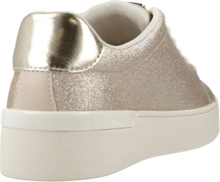 Liu Jo Zilveren Glamour Sneakers Beige Dames