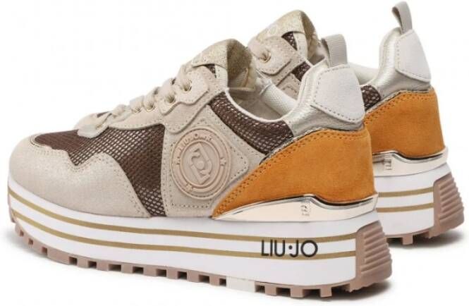 Liu Jo Maxi Wonder 01 BF2095px253 Sneakers Beige Dames