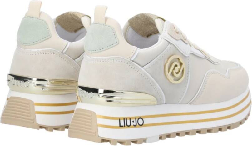 Liu Jo Leren Sand Sneakers voor Vrouwen Beige Dames