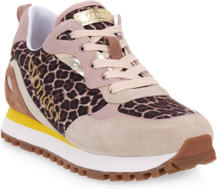 Liu Jo Wonder 35 Leren Sneakers Beige Dames