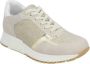 Liu Jo Metallic Sneakers met Uniek Design Beige Dames - Thumbnail 4
