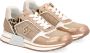 Liu Jo Casual Gouden Synthetische Sneakers met Rubberen Zool Beige Dames - Thumbnail 4