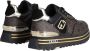 Liu Jo Maxi Wonder 24 Sneaker Bruin Zwart Goud Black Heren - Thumbnail 7