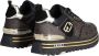 Liu Jo Maxi Wonder 24 Sneaker Bruin Zwart Goud Zwart - Thumbnail 7