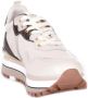 Liu Jo Maxi Wonder Sneaker 01 Tumbled Leather Conchiglia Brown Beige - Thumbnail 8