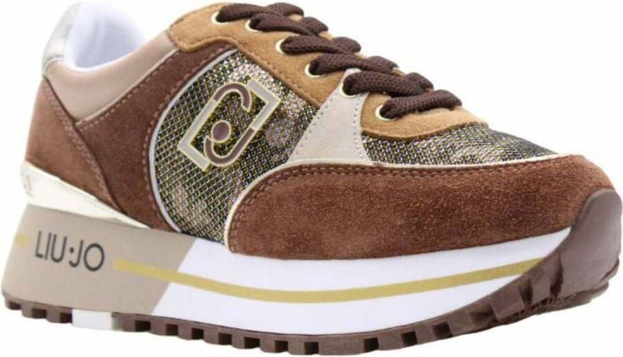 Liu Jo Maxi Wonder Sneakers Bruin Dames
