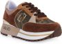Liu Jo Maxi Wonder 20 suède sneakers bruin multi - Thumbnail 10