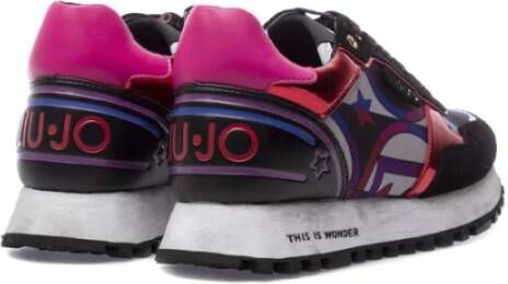 Liu Jo Multikleur Leren Sneakers Meerkleurig Dames