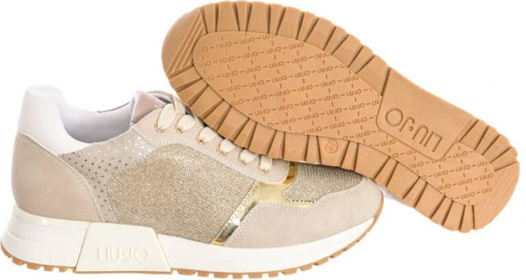 Liu Jo Metallic Sneaker met Uniek Design Gray Dames