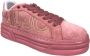 Liu Jo Suede Platform Sneakers in Pink Ray Pink Dames - Thumbnail 2