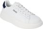 Liu Jo Witte leren vetersneakers met rubberen zool White Heren - Thumbnail 5