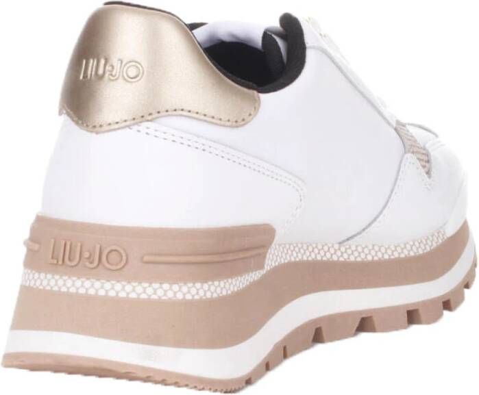 Liu Jo Witte sportieve sneakers met metalen details Wit Dames