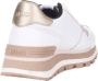 Liu Jo Witte sportieve sneakers met metalen details Wit Dames - Thumbnail 9