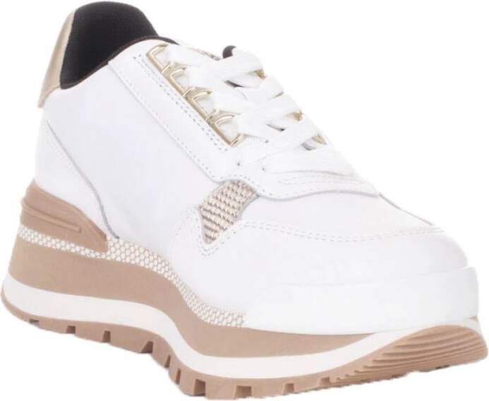 Liu Jo Witte sportieve sneakers met metalen details Wit Dames