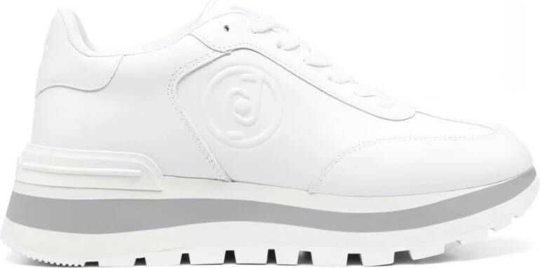 Liu Jo Witte Leren Sneakers Wit Dames