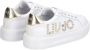 Liu Jo Kylie 10 Lage Dames Sneaker Leer White Light Gold - Thumbnail 8