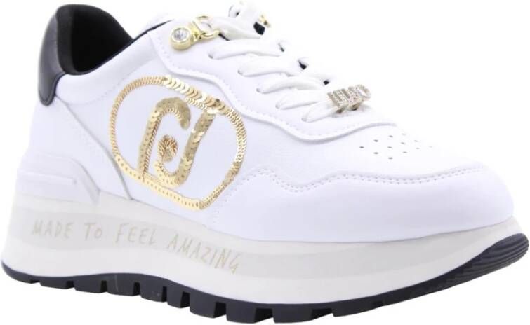 Liu Jo Cavasso Stijlvolle Sneakers voor Vrouwen Wit Dames