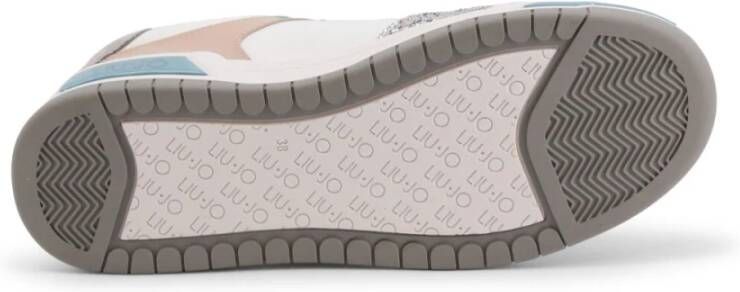 Liu Jo Glitter Sneakers voor Dames Lente Zomer Collectie Wit Dames