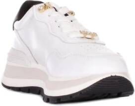 Liu Jo Glitter Leren Sneakers Wit Dames