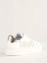 Liu Jo Leren en stoffen sneakers White Dames - Thumbnail 5