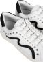 Liu Jo Stijlvolle sneakers met elastische banden en zilveren studs White Dames - Thumbnail 2