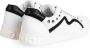 Liu Jo Stijlvolle sneakers met elastische banden en zilveren studs White Dames - Thumbnail 4