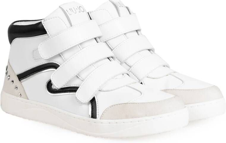Liu Jo Zilveren Studs Sneakers Wit Dames