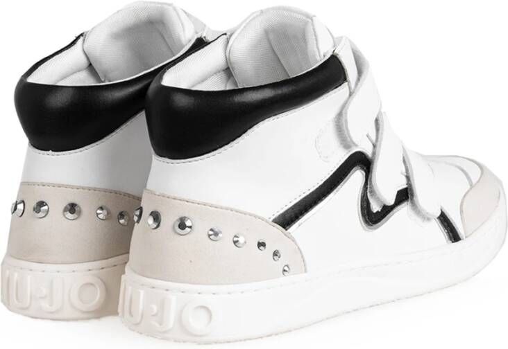 Liu Jo Zilveren Studs Sneakers Wit Dames