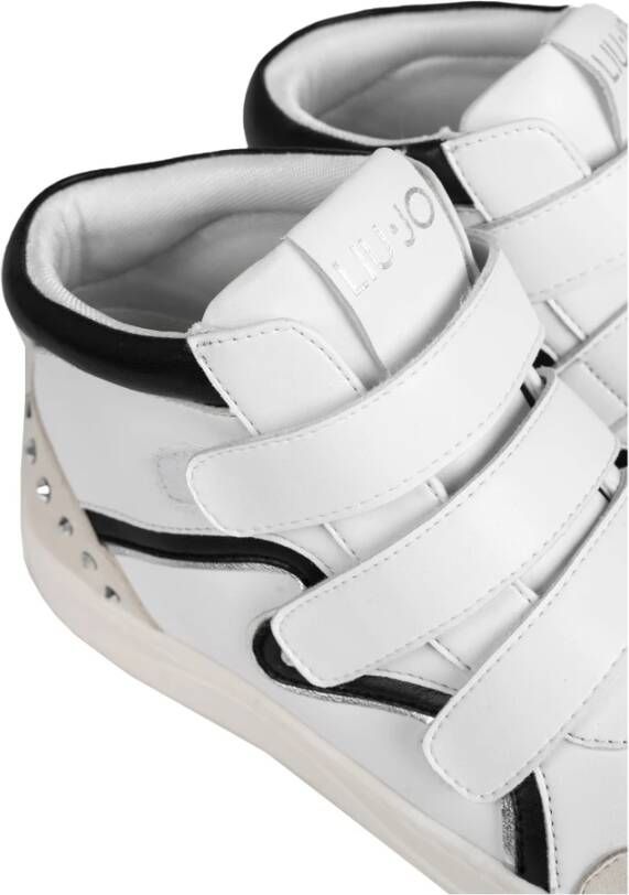 Liu Jo Zilveren Studs Sneakers Wit Dames