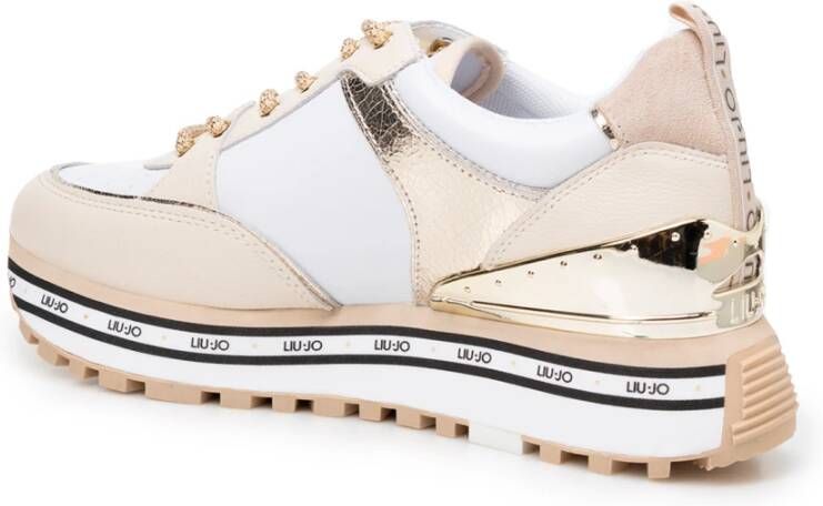 Liu Jo Pinaforemetal Sneakers voor Dames Wit Dames