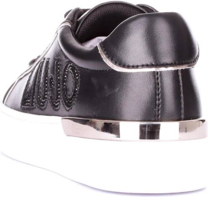 Liu Jo Iconische Leren Sneakers met Gouden Details Wit Dames - Foto 8