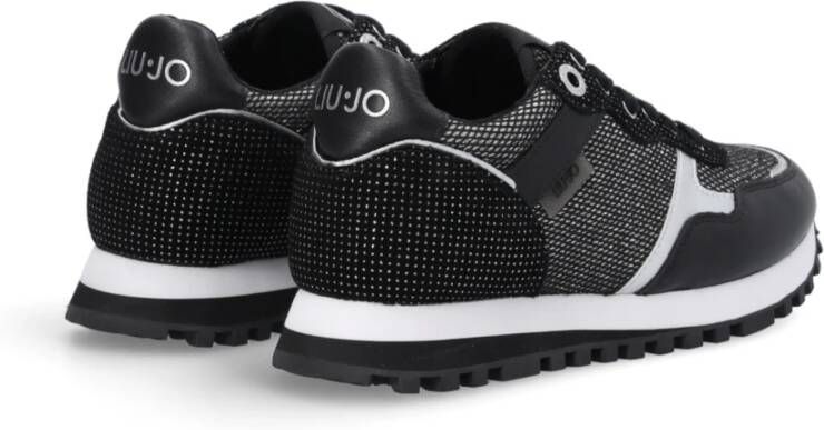 Liu Jo Mesh Lamé Sneakers Zwart Dames