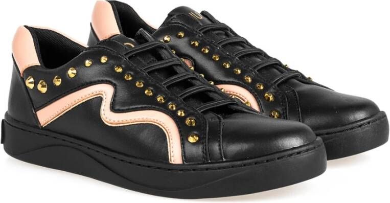 Liu Jo Gouden Studs Sneakers Zwart Dames