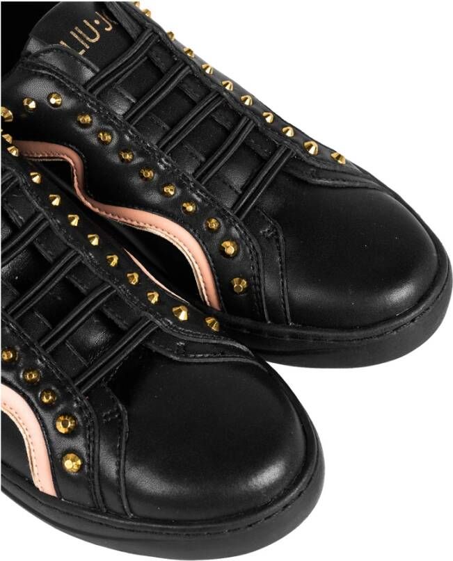 Liu Jo Gouden Studs Sneakers Zwart Dames