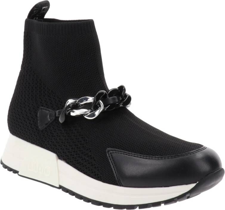 Liu Jo Stoffen Slip-On Sneakers Zwart Dames