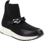Liu Jo City Sock Sneaker met Kettingdetail Black Dames - Thumbnail 2