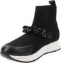 Liu Jo City Sock Sneaker met Kettingdetail Black Dames - Thumbnail 4