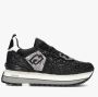 Liu Jo Glitter Platform Sneakers voor modebewuste vrouwen Black Dames - Thumbnail 9
