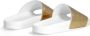 Liu Jo Spiegel wit goud sandalen met logo - Thumbnail 2