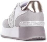 Liu Jo Sportieve Logo Sneakers Suède Rubberen Zool