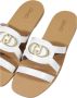 Liu Jo Chique slippers met strass voor vrouwen White Dames - Thumbnail 12
