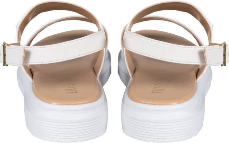 Liu Jo Stijlvolle Gesp Sandalen White Dames