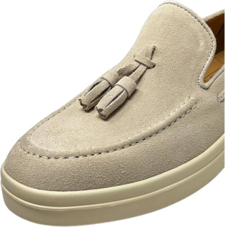 Liu Jo Stijlvolle Loafers voor Vrouwen Beige Heren