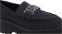 Liu Jo Zwarte platte schoenen met metalen logotoebehoren Black Dames - Thumbnail 10