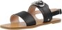Liu Jo Stijlvolle Platte Sandalen Black Dames - Thumbnail 4