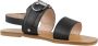 Liu Jo Stijlvolle Platte Sandalen Black Dames - Thumbnail 7