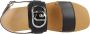 Liu Jo Stijlvolle Platte Sandalen Black Dames - Thumbnail 9
