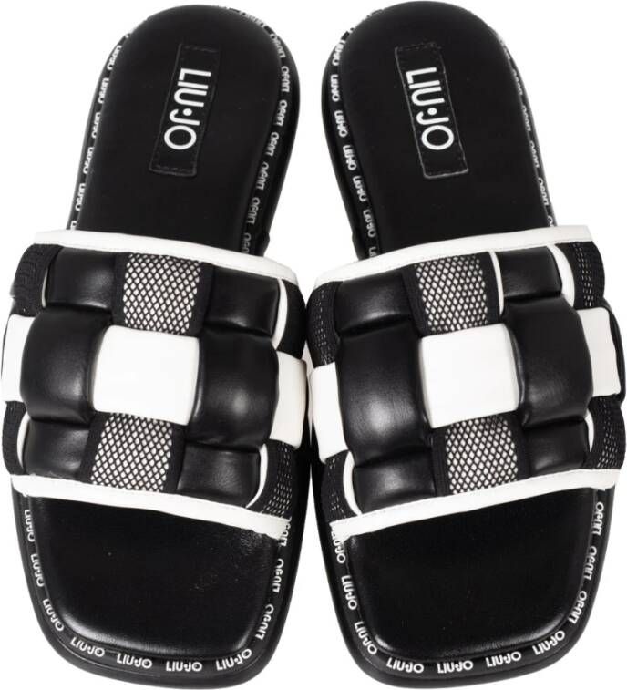 Liu Jo Stijlvolle Slip-On Sandalen Black Dames