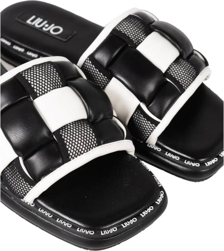 Liu Jo Stijlvolle Slip-On Sandalen Black Dames